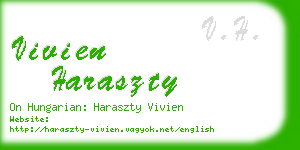 vivien haraszty business card